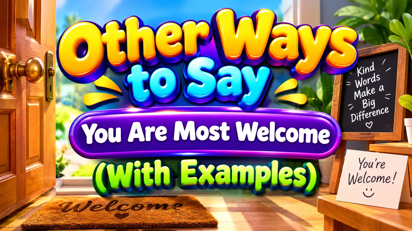 Other Ways to Say “You Are Most Welcome” (With Examples)